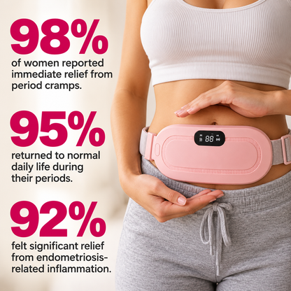 MYOVA™ Wearable Heating & Massage Belt | Period Comfort